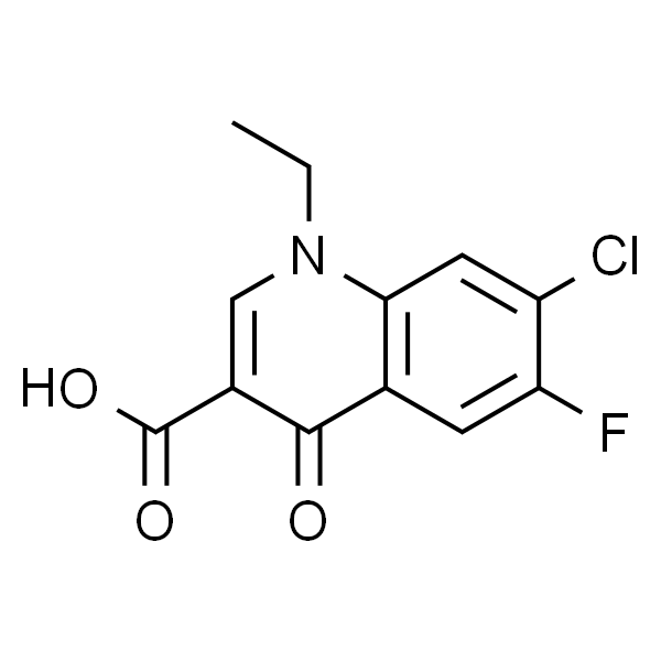 7-Chloro-1-ethyl-6-fluoro-4-oxo-1,4-dihydroquinoline-3-carboxylic acid