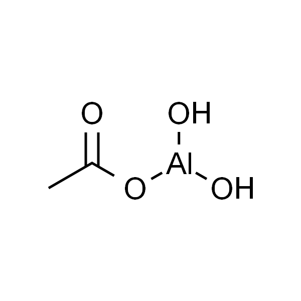 Aluminum acetate, dibasic contains boric acid as stabilizer