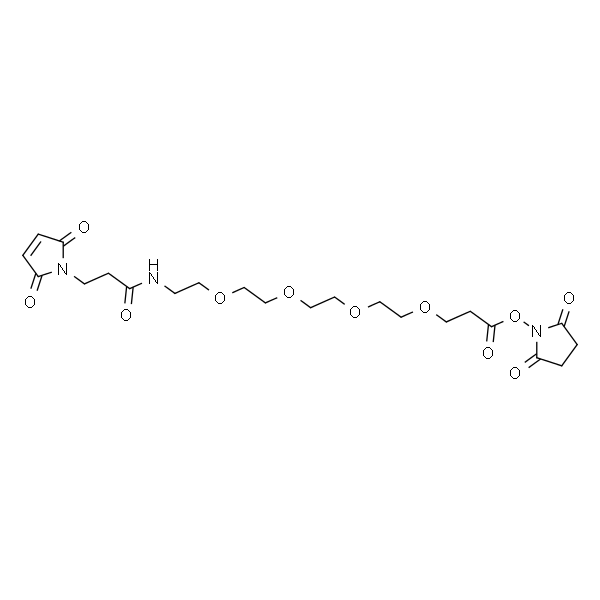 O-[N-(3-Maleimidopropionyl)aminoethyl]-O′-[3-(N-succinimidyloxy)-3-oxopropyl]triethylene glycol