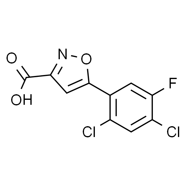 5-(2，4-Dichloro-5-fluorophenyl)isoxazole-3-carboxylic Acid