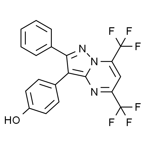 4-[2-PHENYL-5,7-BIS(TRIFLUOROMETHYL)PYRAZOLO[1,5-A]PYRIMIDIN-3-YL]PHENOL