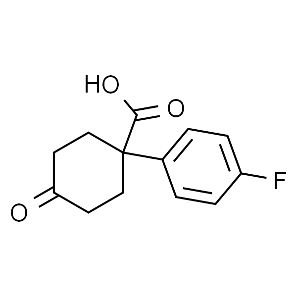 1-(4-Fluorophenyl)-4-oxocyclohexanecarboxylic acid