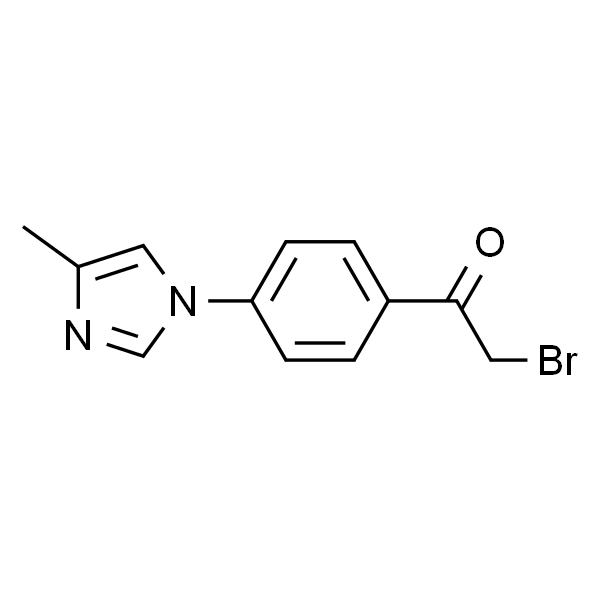 2-bromo-1-(4-(4-methyl-1Himidazol-1-yl)phenyl)ethanone