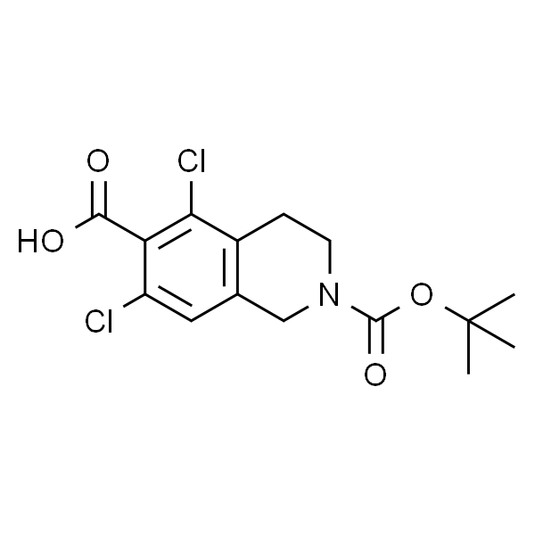 2-(tert-Butoxycarbonyl)-5，7-dichloro-1，2，3，4-tetrahydroisoquinoline-6-carboxylic acid