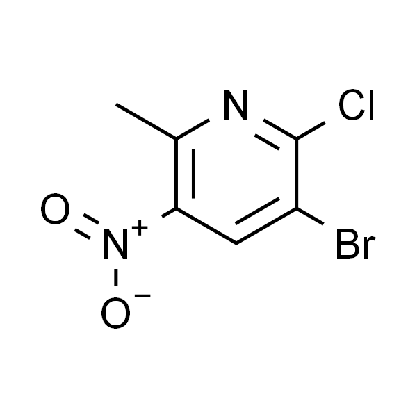 3-Bromo-2-chloro-6-methyl-5-nitropyridine