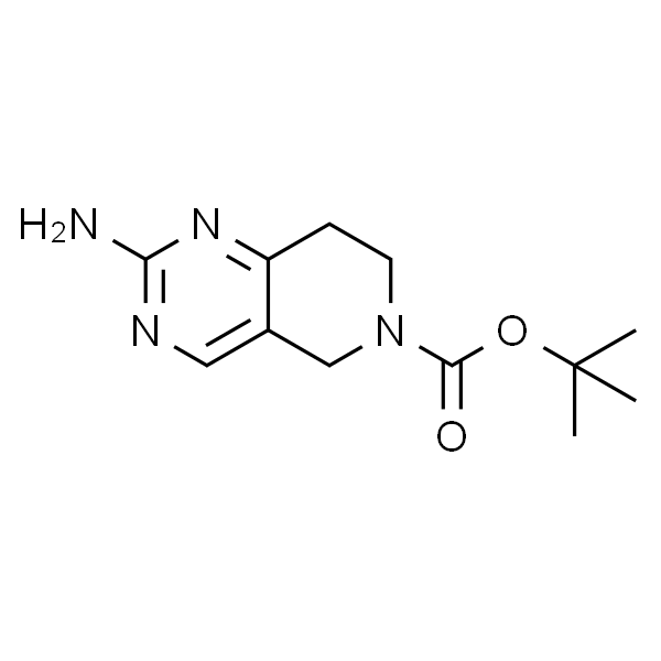 tert-Butyl 2-amino-7，8-dihydropyrido[4，3-d]pyrimidine-6(5H)-carboxylate