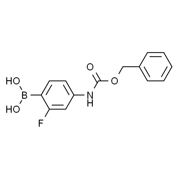 (4-(((benzyloxy)carbonyl)amino)-2-fluorophenyl)boronic acid