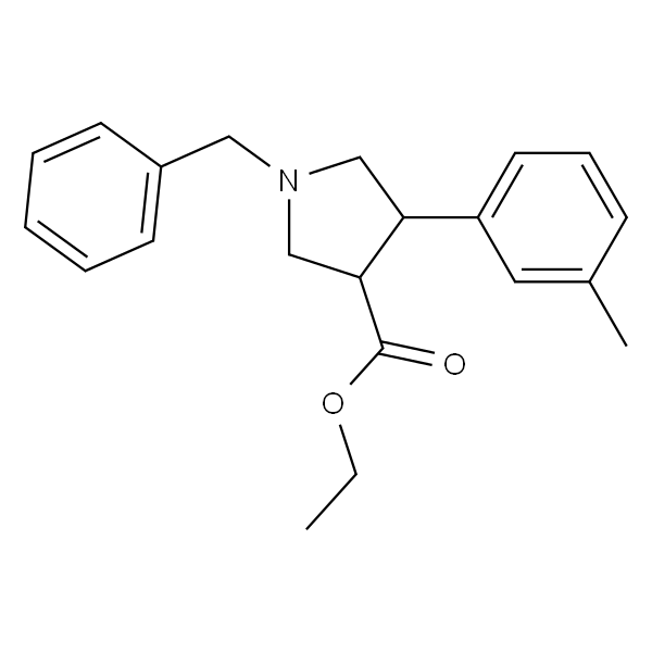 ethyl (trans)-1-benzyl-4-(m-tolyl)pyrrolidine-3-carboxylate