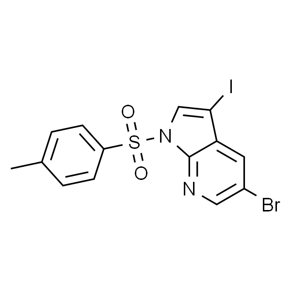 5-bromo-3-iodo-1-tosyl-1H-pyrrolo[2,3-b]pyridine