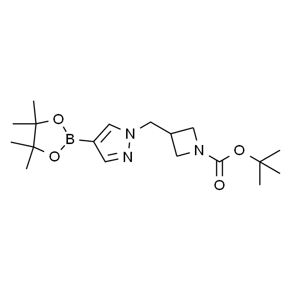 tert-Butyl 3-((4-(4,4,5,5-tetramethyl-1,3,2-dioxaborolan-2-yl)-1H-pyrazol-1-yl)methyl)azetidine-1-carboxylate