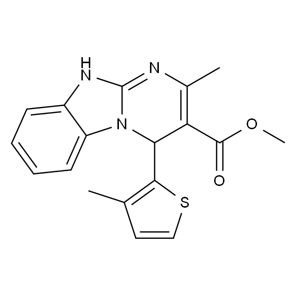 methyl 2-methyl-4-(3-methylthiophen-2-yl)-1,4-dihydropyrimido[1,2-a]benzimidazole-3-carboxylate