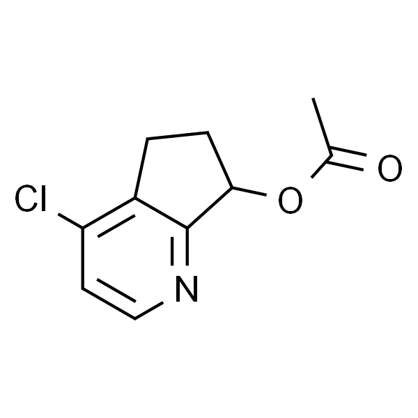 4-chloro-6,7-dihydro-5H-cyclopenta[b]pyridin-7-yl acetate