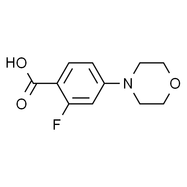 2-Fluoro-4-morpholinobenzoic Acid