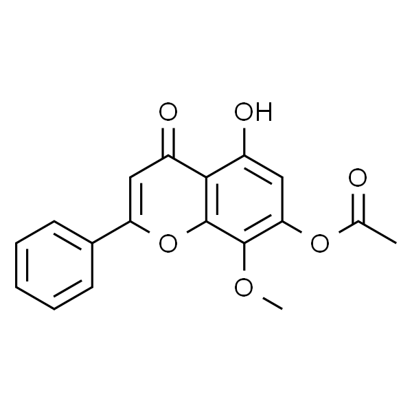 5-Hydroxy-7-acetoxy-8-methoxyflavone